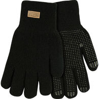 Kinco Men's Alyeska Black Lined Knit Shell Full Finger Glove