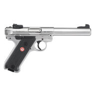 Ruger Mark IV Target Stainless 22 LR 5.5" 10-Round Pistol w/ 2 Magazines