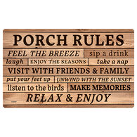 Carson Home Accents Porch Rules Mat