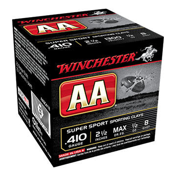 Winchester AA Target 410 GA 2-1/2 1/2 oz. #8 Shotshell Ammo (25)
