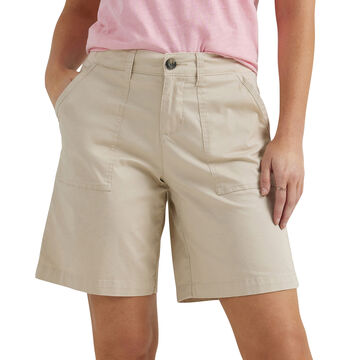 Lee Jeans Womens Ultra Lux Comfort Flex-to-Go Relaxed Fit Utility Bermuda Short