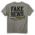 Buck Wear Mens Fake News Fish Short-Sleeve T-Shirt