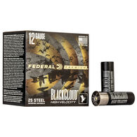 Federal Premium Black Cloud FS Steel High Velocity 12 GA 3" 1-1/8 oz. #4 Shotshell Ammo (25)