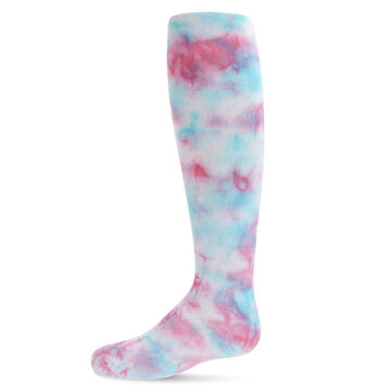 MeMoi Girls Tonal Tie Dye Knee High Sock