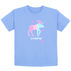Lakeshirts Girls Blue 84 Bubble Pop Moose Short-Sleeve T-Shirt
