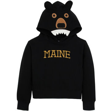 Wild Child Hoodies Youth Black Bear Hooded Sweatshirt