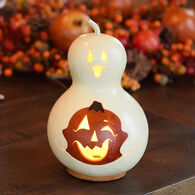 Meadowbrooke Gourds Spooky Boo Small Lit Gourd