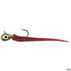Northland Rigged Tungsten Bloodworm Ice Fishing Lure - 2 Rigged & 3 Tails
