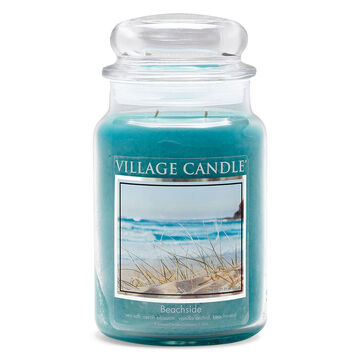 Village Candle Large Glass Jar Candle - Beachside