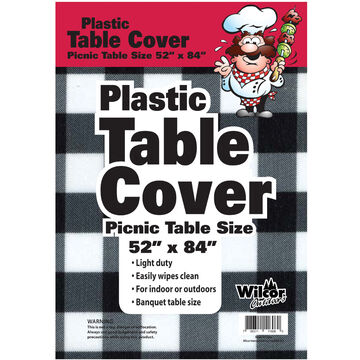 Wilcor Plastic Table Cover