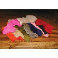 Hareline Rabbit Hide Pieces Fly Tying Material - Variety Pack
