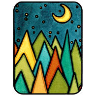 Sarah Angst Art Moonlit Forest Sticker