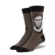 Socksmith Design Men's Ruth Bader Ginsburg Crew Sock
