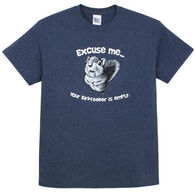 Earth Sun Moon Trading Men's Excuse Me Squirrel Short-Sleeve T-Shirt