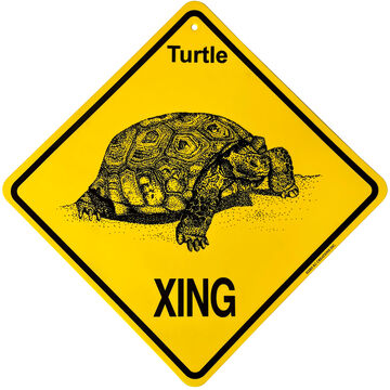 KC Creations Turtle XING Sign