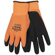Kinco Men's HydroFlector Lined Hi-Vis Orange Waterproof Thermal Knit Shell Double-Coated Latex Glove