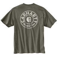 Carhartt Men's Loose Fit Heavyweight Logo Graphic Short-Sleeve T-Shirt