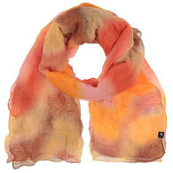 V. Fraas Women's Sustainability Edition Misty Color Plisse Scarf