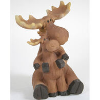 Slifka Sales Co Moose & Baby Moose Figurine