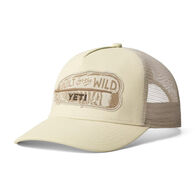 YETI Men's & Women's Turkey Feather Built for the Wild Trucker Hat