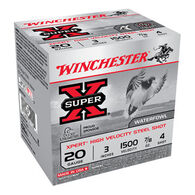 Winchester Super-X Xpert Hi-Velocity Steel 20 GA 3" 7/8 oz. #4 Shotshell Ammo (25)