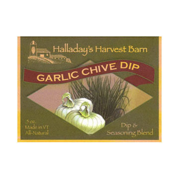 Halladays Harvest Barn Garlic Chive Dip & Seasoning Blend