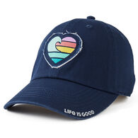 Life is Good Women's Clean Wave Heart Tattered Chill Cap