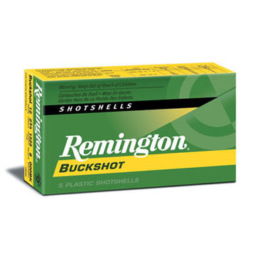 Remington Express 20 GA 2-3/4 #3 Buck 20 Pellet Buckshot Ammo (5)