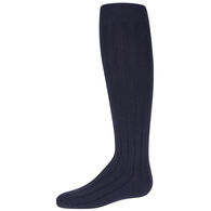 MeMoi Women's/Girls' Wide Ribbed Uniform Knee High Sock