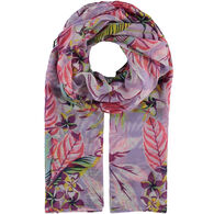 V. Fraas Women's Tropical Floral Scarf