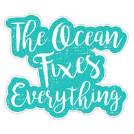 Sticker Cabana Ocean Fixes Everything Sticker