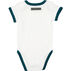 Pavilion A-Parent-ly Infant Teal Trimmed Short-Sleeve Bodysuit