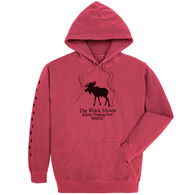 Original Design Men's Kittery Trading Post Black Moose Hooded Sweatshirt