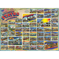 Cobble Hill Jigsaw Puzzle - Vintage American Postcards
