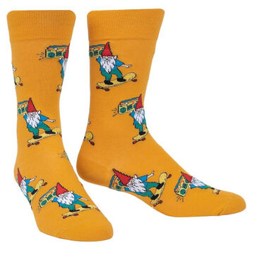 Sock It To Me Mens Gnarly Gnome Crew Sock