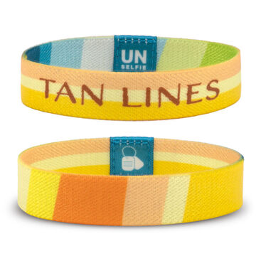 Unselfie Womens Tan Lines Pattern Wrist Band