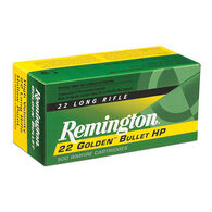 Remington Golden Bullet 22 LR 36 Grain HP Ammo (500)