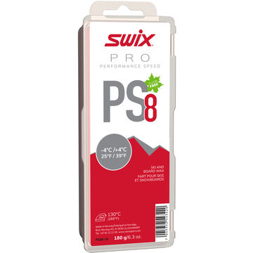 Swix PS8 Red Glide Wax - 180g