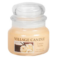 Village Candle Small Glass Jar Candle - Creamy Vanilla