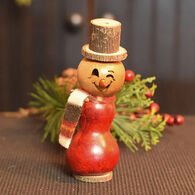 Meadowbrooke Gourds Tiny Philip Snowman Gourd
