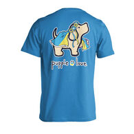 Puppie Love Men's & Women's Ukrainian Support Pup Short-Sleeve T-Shirt