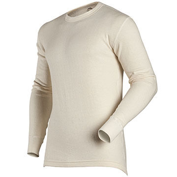 Coldpruf by Indera Mills Mens Authentic Wool Plus Crew-Neck Baselayer Top