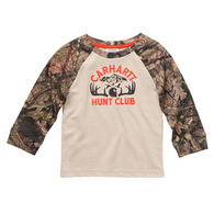 Carhartt Boy's Hunt Club Mossy Oak Long-Sleeve Shirt