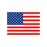 Sticker Cabana American Flag Sticker