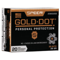 Speer Gold Dot Personal Protection 25 Auto 35 Grain HP Handgun Ammo (20)