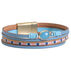 Periwinkle By Barlow Womens Multi-layered Blue Faceted Bracelet