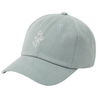 tentree Women's Flower Embroidery Peak Hat