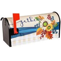 Evergreen Fall Floral Gather Mailbox Cover
