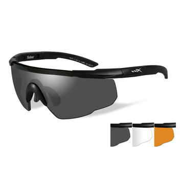 Wiley X Saber Advanced Changeable Series Sunglasses 3 Lens Package