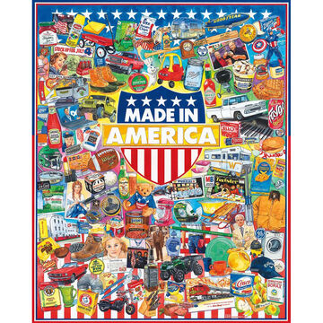 White Mountain Jigsaw Puzzle - Made in America